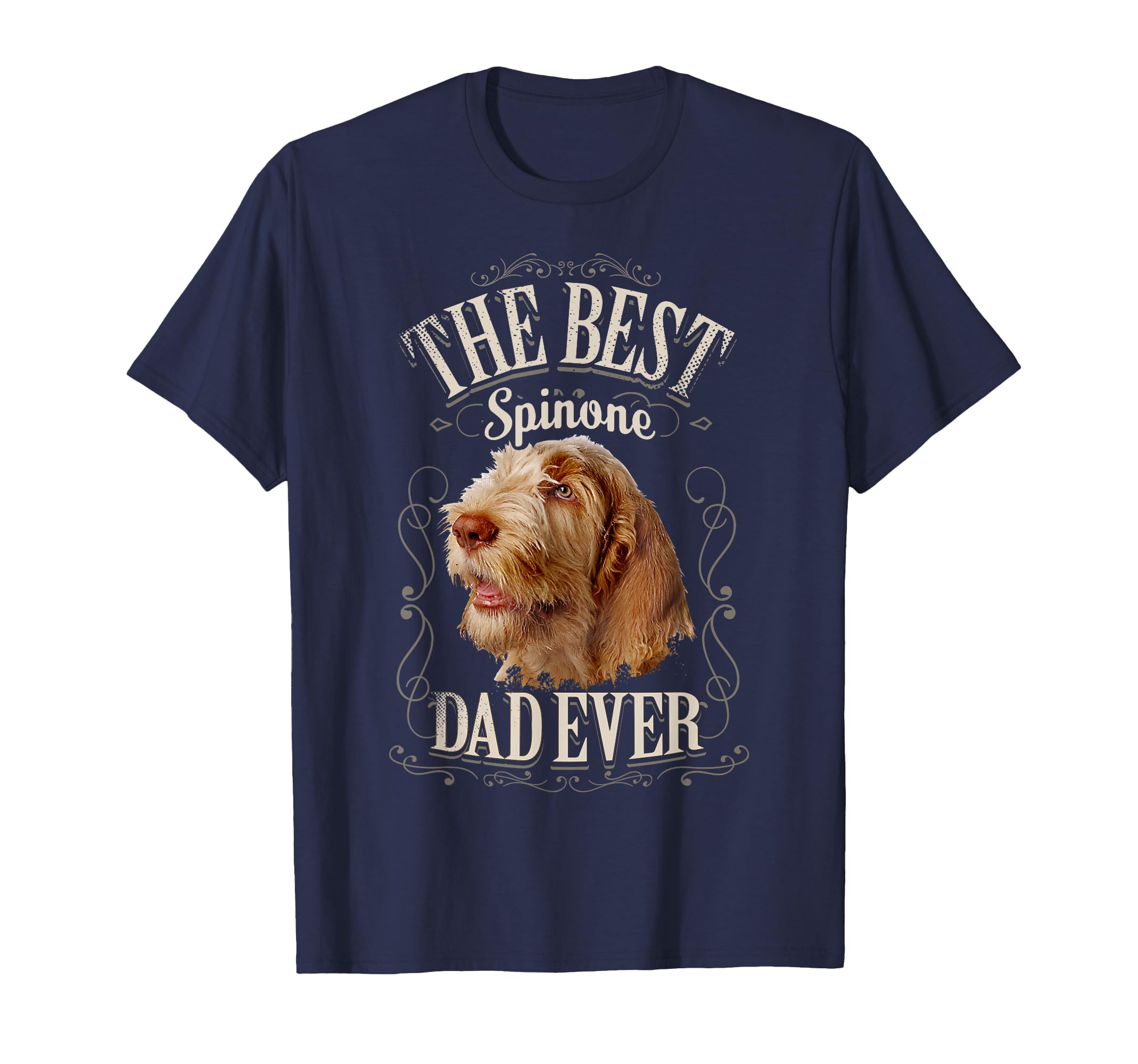 Best Spinone Dad Ever Funny Italian Spinone T-Shirt - Graphic Print Unisex - T-Shirt, Sweatshirt, Hoodie