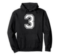 3 Number Three Team Sports Matching Hoodie - Aesthetic Graphic Unisex - T-Shirt, Sweatshirt, Hoodie