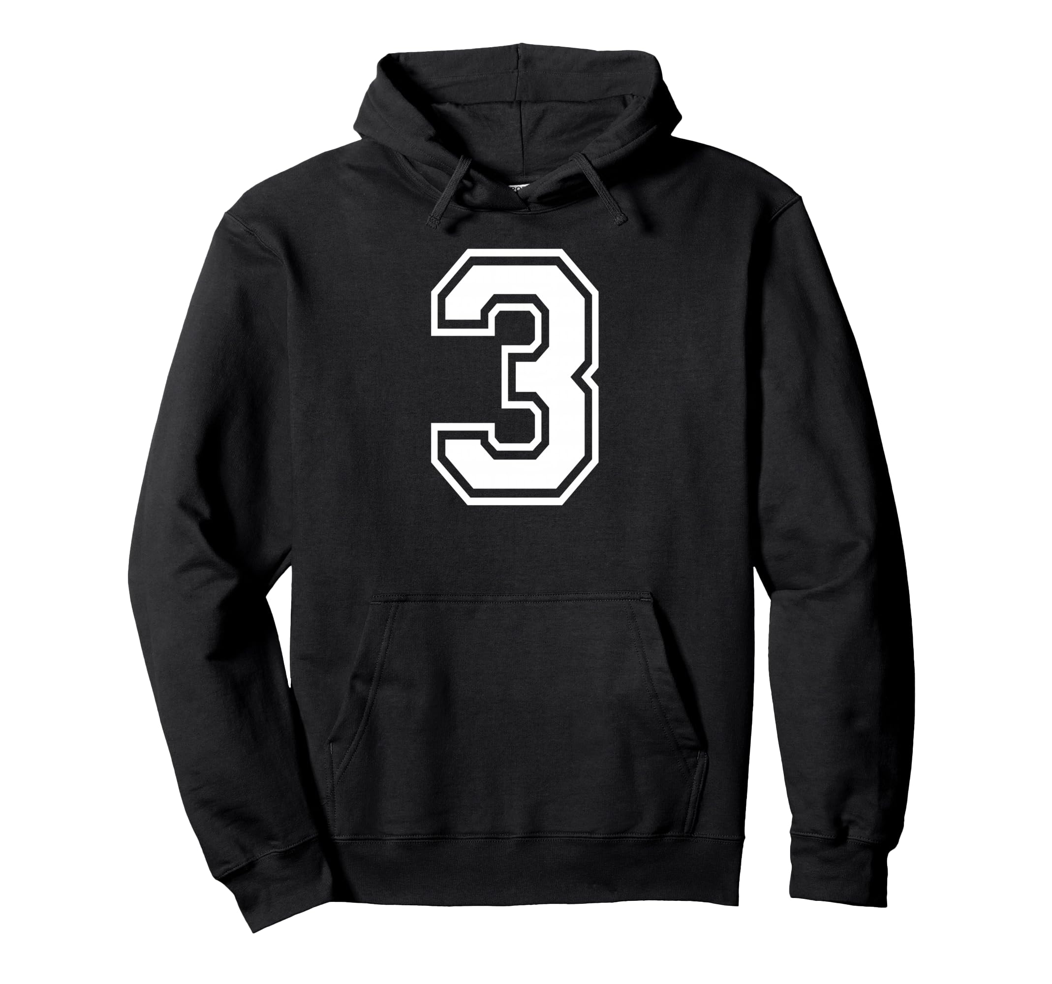 3 Number Three Team Sports Matching Hoodie - Aesthetic Graphic Unisex - T-Shirt, Sweatshirt, Hoodie