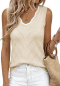 Womens Tank Tops 2026 Summer V Neck Ribbed Knit - Adult & Kids T-Shirts, Sweatshirts & Hoodies apparel design preview 1