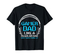Fathers Day Gamer Dad More Lit Than T-Shirt - Trendy Graphic for Adults - T-Shirt, Sweatshirt, Hoodie