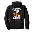 My Favorite Players Call Me Aunt Hoodie - Minimalist Print for Adults - T-Shirt, Sweatshirt, Hoodie