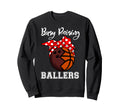 Busy Raising Ballers Funny Bowling Sweatshirt - Trendy Graphic Unisex - T-Shirt, Sweatshirt, Hoodie