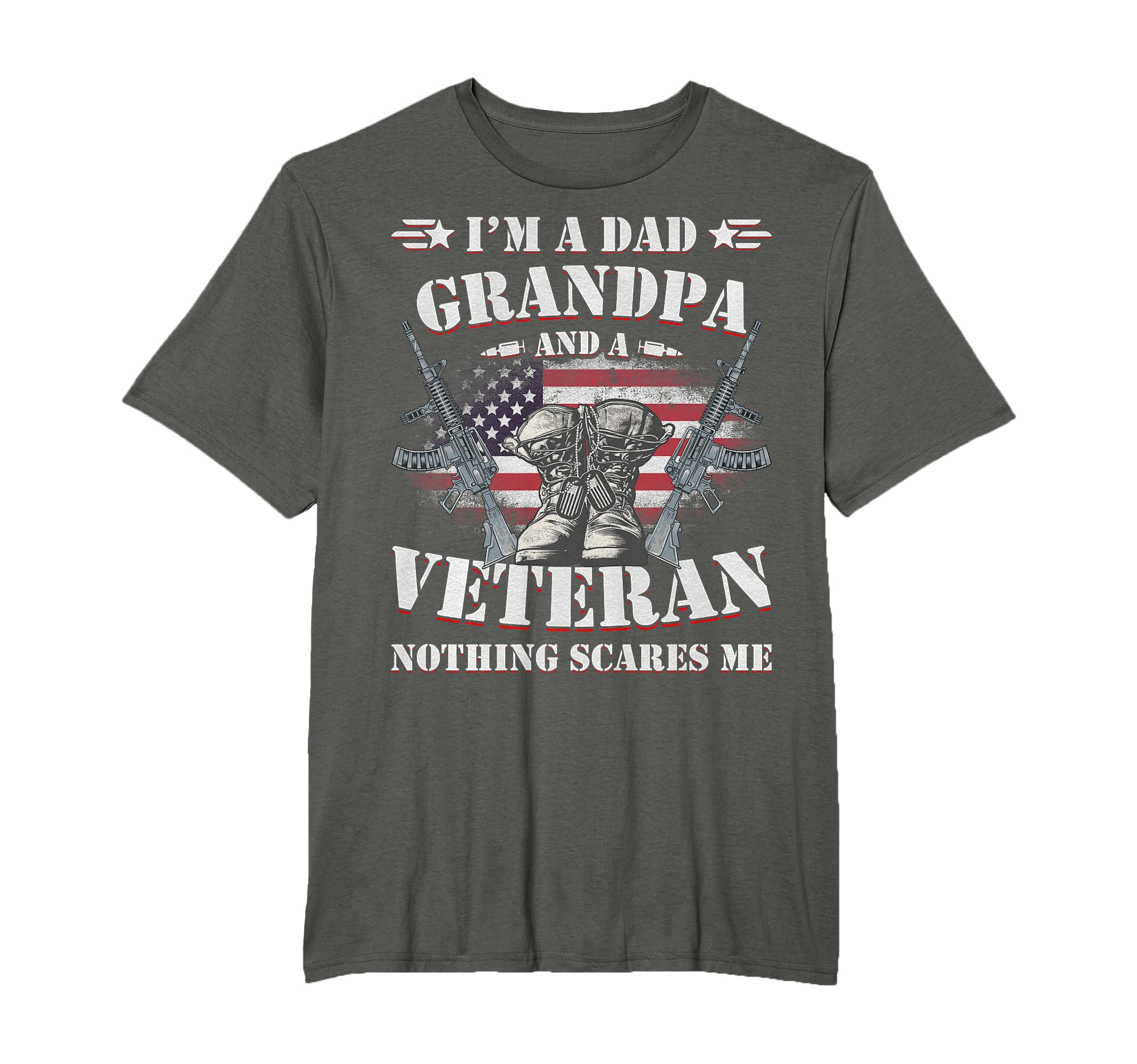 Fathers Day Veterans Day Im Dad Grandpa T-Shirt - Streetwear Style Unisex - T-Shirt, Sweatshirt, Hoodie