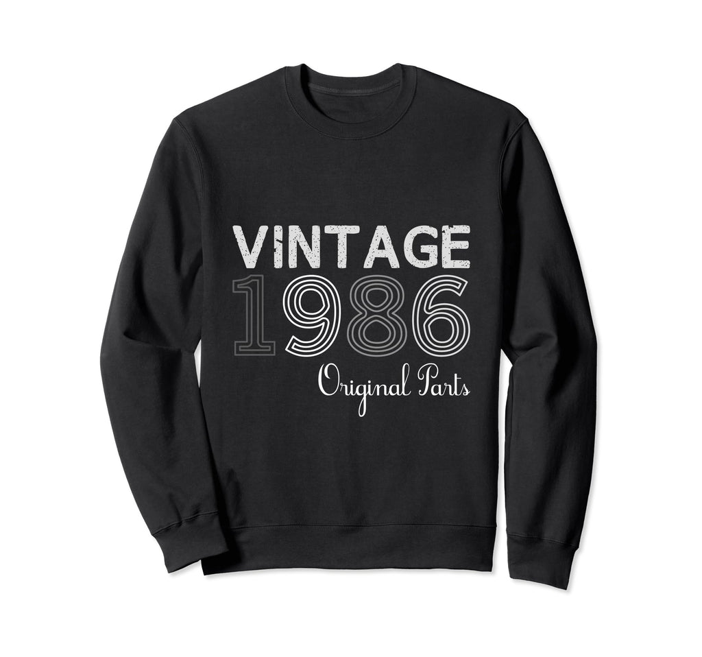 Year 1986 Gift Birthday Mom Dad Sweatshirt - Casual Everyday Wear Unisex - T-Shirt, Sweatshirt, Hoodie