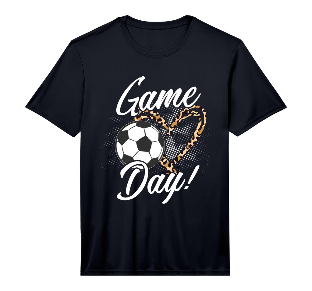 Soccer Lover Leopard Pattern Soccer T-Shirt - Custom Art Print for Adults - T-Shirt, Sweatshirt, Hoodie