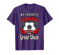 My Favorite Goalie Calls Me Great Uncle T-Shirt - Graphic Print Men Women - T-Shirt, Sweatshirt, Hoodie
