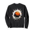 Basketball Player Fan Dad Game Sweatshirt - Casual Everyday Wear Unisex - T-Shirt, Sweatshirt, Hoodie