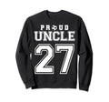 Number 27 Custom Proud Soccer Sweatshirt - Aesthetic Graphic Men Women - T-Shirt, Sweatshirt, Hoodie