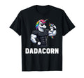 Dadacorn Unicorn Dad Papa Fathers Day T-Shirt - Novelty Apparel Men Women - T-Shirt, Sweatshirt, Hoodie