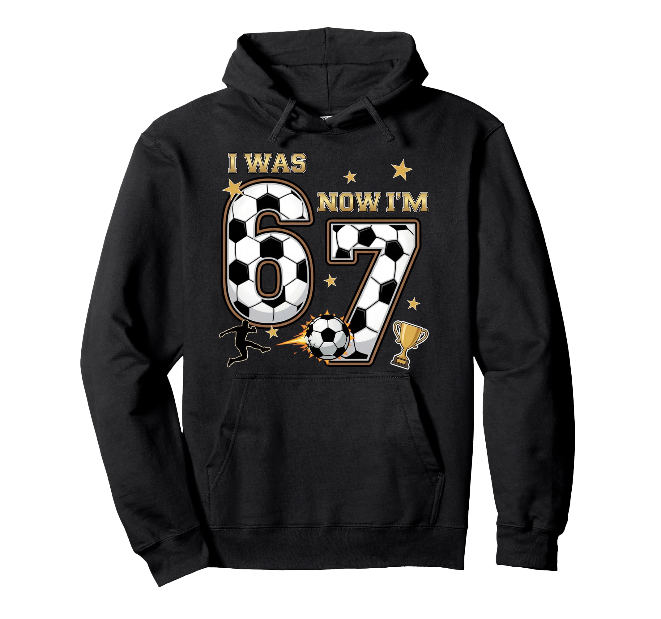 I Was 6 Now Im 7 Year Old Birthday 67 Hoodie - Novelty Apparel for Adults - T-Shirt, Sweatshirt, Hoodie