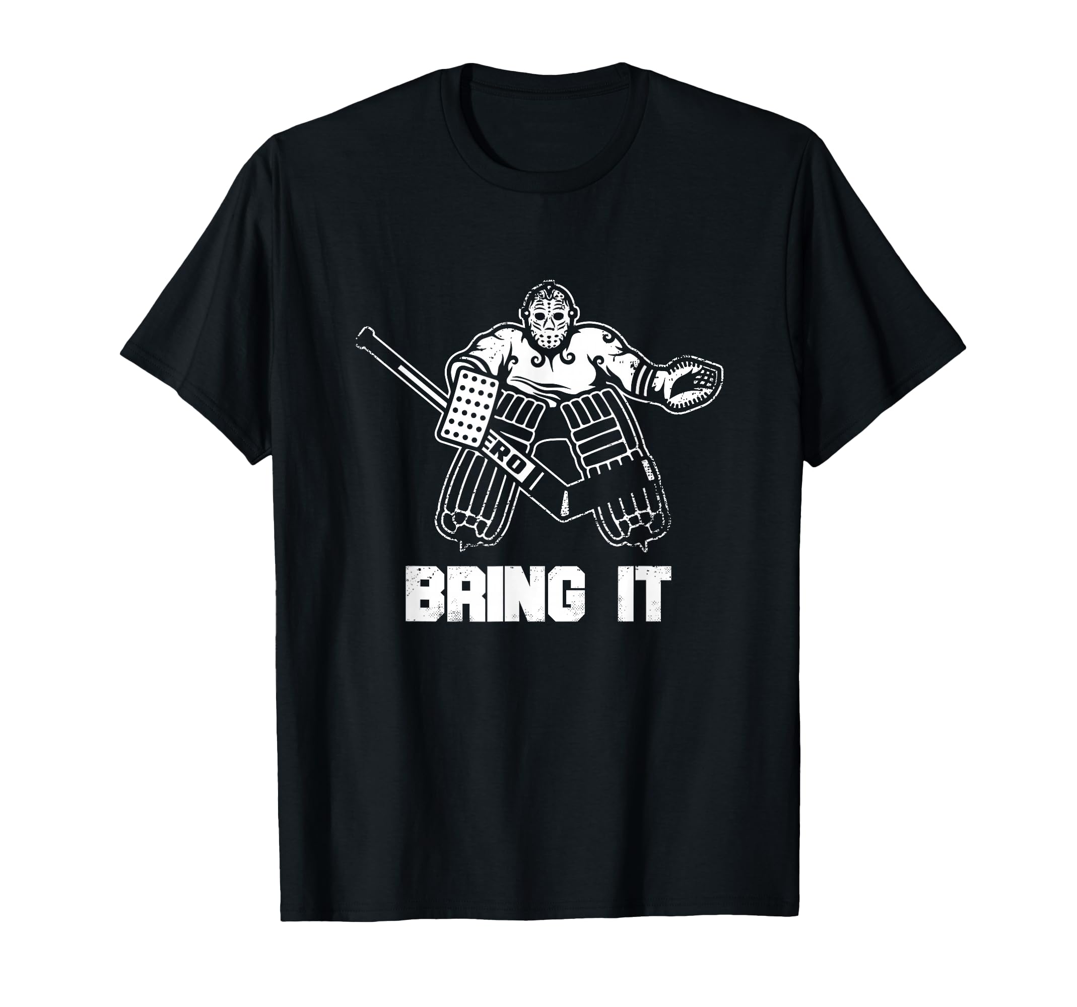 Funny Ice Hockey Player Gift Goalie T-Shirt - Trendy Graphic Unisex - T-Shirt, Sweatshirt, Hoodie