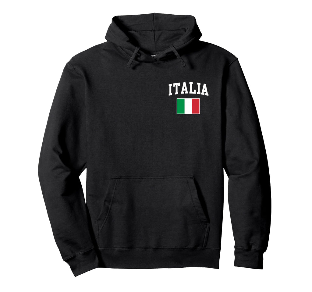 Italia Flag Italy Italian Italiano Hoodie - Casual Everyday Wear Unisex - T-Shirt, Sweatshirt, Hoodie