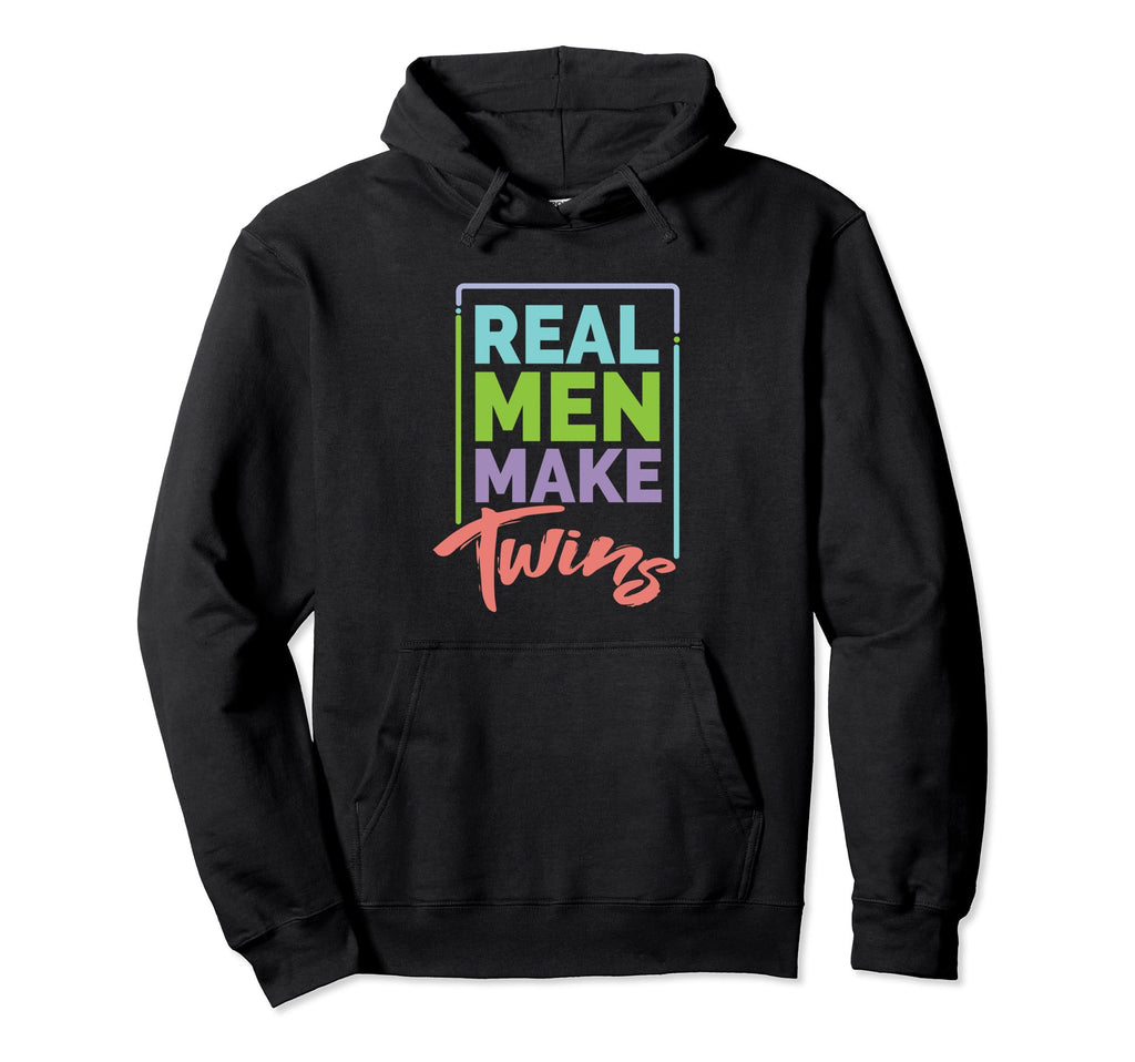 Twins Real Make Twins Twins Dad Daddy Funny Hoodie - Trendy Graphic Unisex - T-Shirt, Sweatshirt, Hoodie