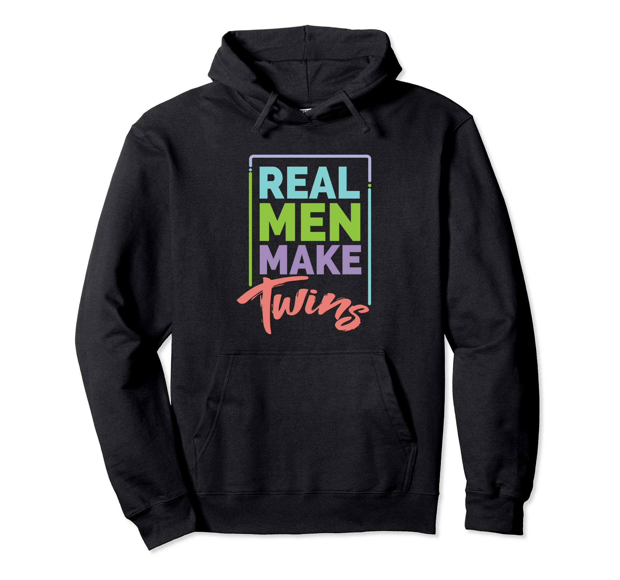 Twins Real Make Twins Twins Dad Daddy Funny Hoodie - Trendy Graphic Unisex - T-Shirt, Sweatshirt, Hoodie