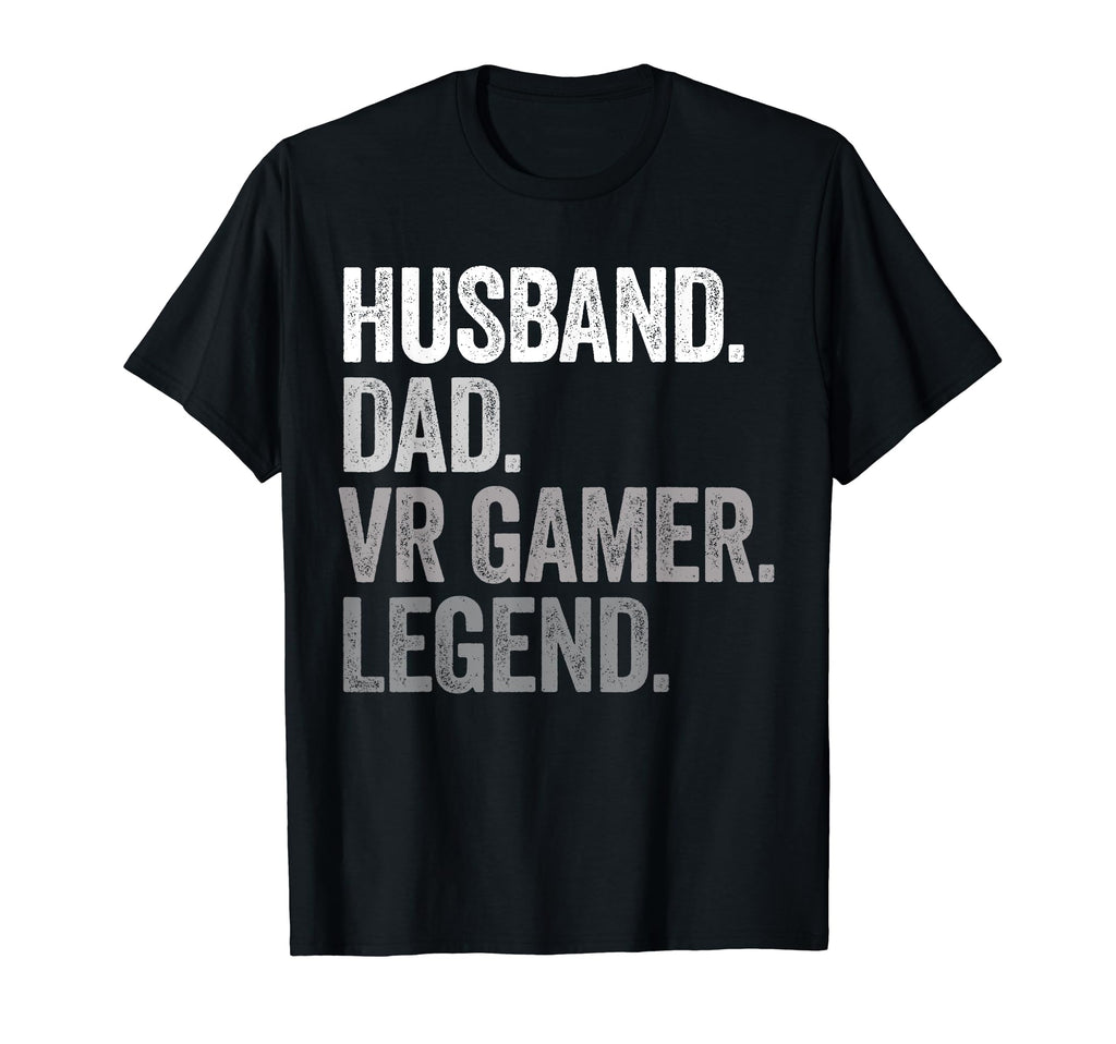 Husband Dad Vr Gamer Funny Virtual T-Shirt - Novelty Apparel for Adults - T-Shirt, Sweatshirt, Hoodie