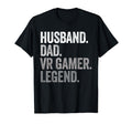 Husband Dad Vr Gamer Funny Virtual T-Shirt - Novelty Apparel for Adults - T-Shirt, Sweatshirt, Hoodie