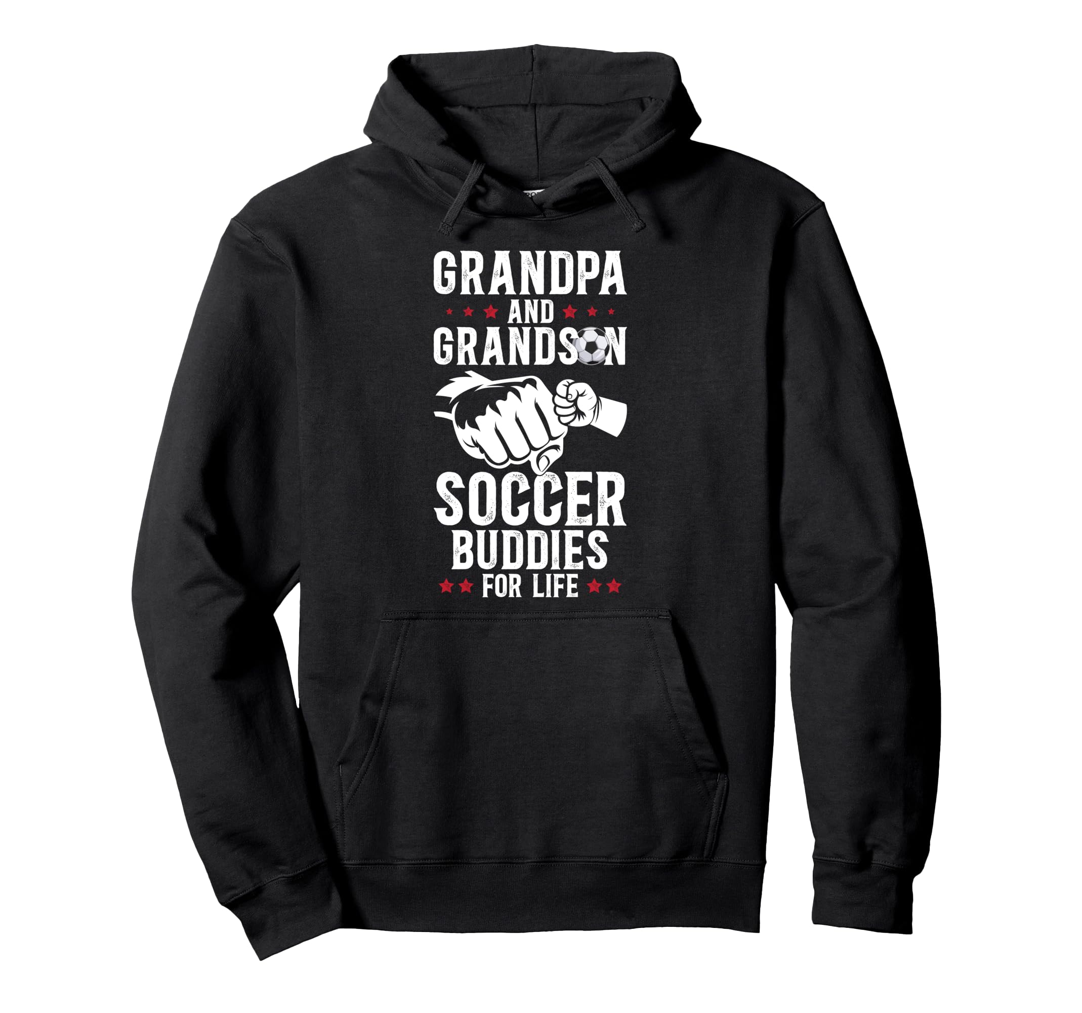 Soccer Grandpa And Grandson Soccer Hoodie - Aesthetic Graphic Men Women - T-Shirt, Sweatshirt, Hoodie