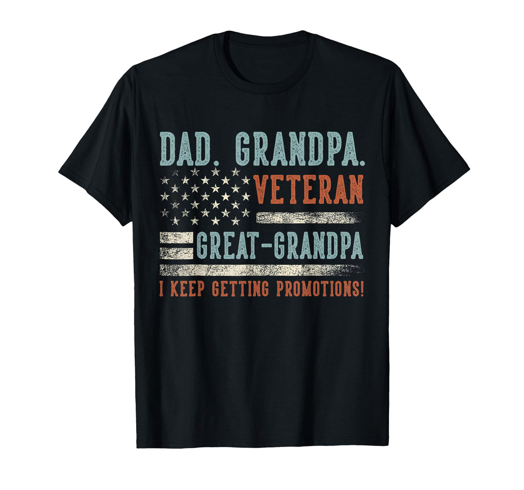 Dad Grandpa Veteran Great Grandpa Usa T-Shirt - Streetwear Style Men Women - T-Shirt, Sweatshirt, Hoodie