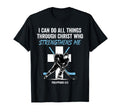 Hockey I Can Do All Things Through T-Shirt - Custom Art Print Unisex - T-Shirt, Sweatshirt, Hoodie