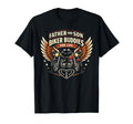 Motorcycle Biker Dad Son Father And T-Shirt - Minimalist Print for Adults - T-Shirt, Sweatshirt, Hoodie