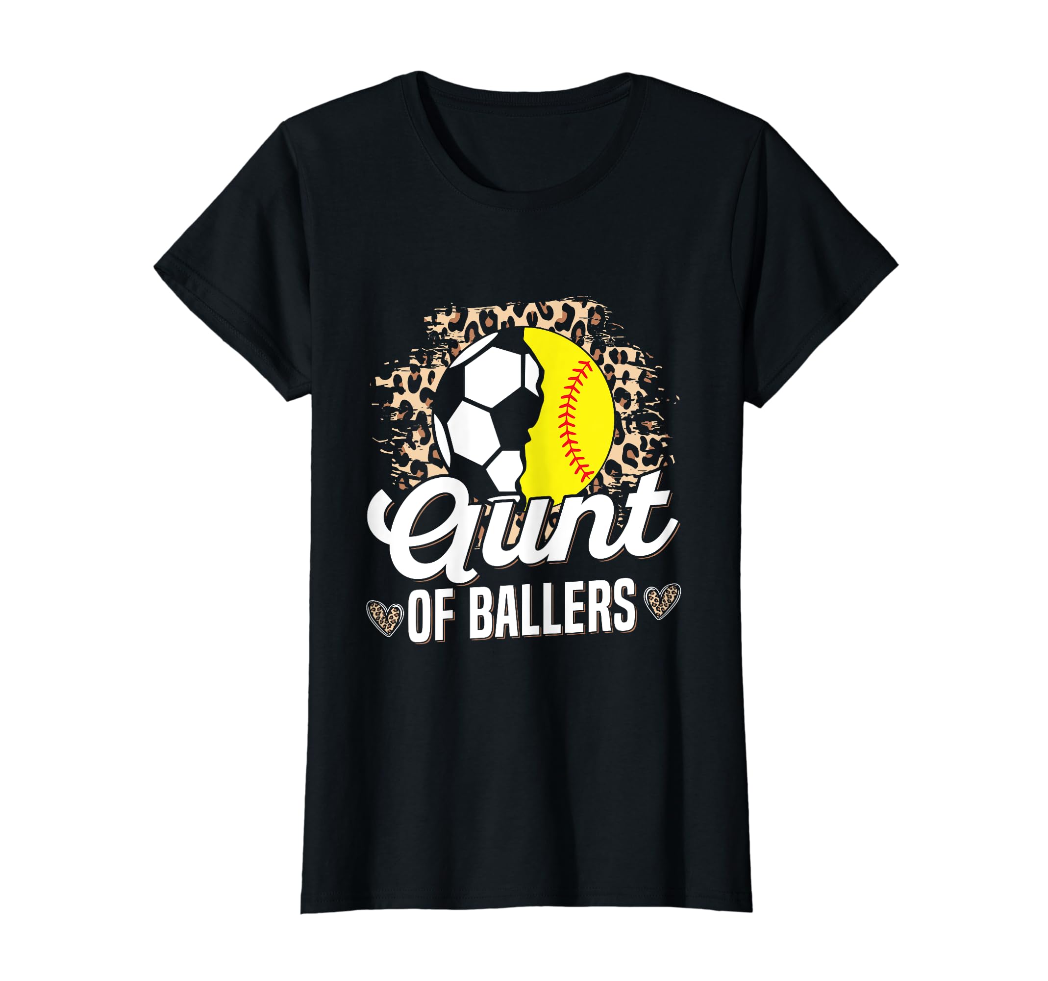 Ballers Aunt Softball And Soccer Player T-Shirt - Unique Graphic Men Women - T-Shirt, Sweatshirt, Hoodie