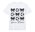 Soccer Mama Coquette Bow Soccer Mom T-Shirt - Novelty Apparel for Adults - T-Shirt, Sweatshirt, Hoodie