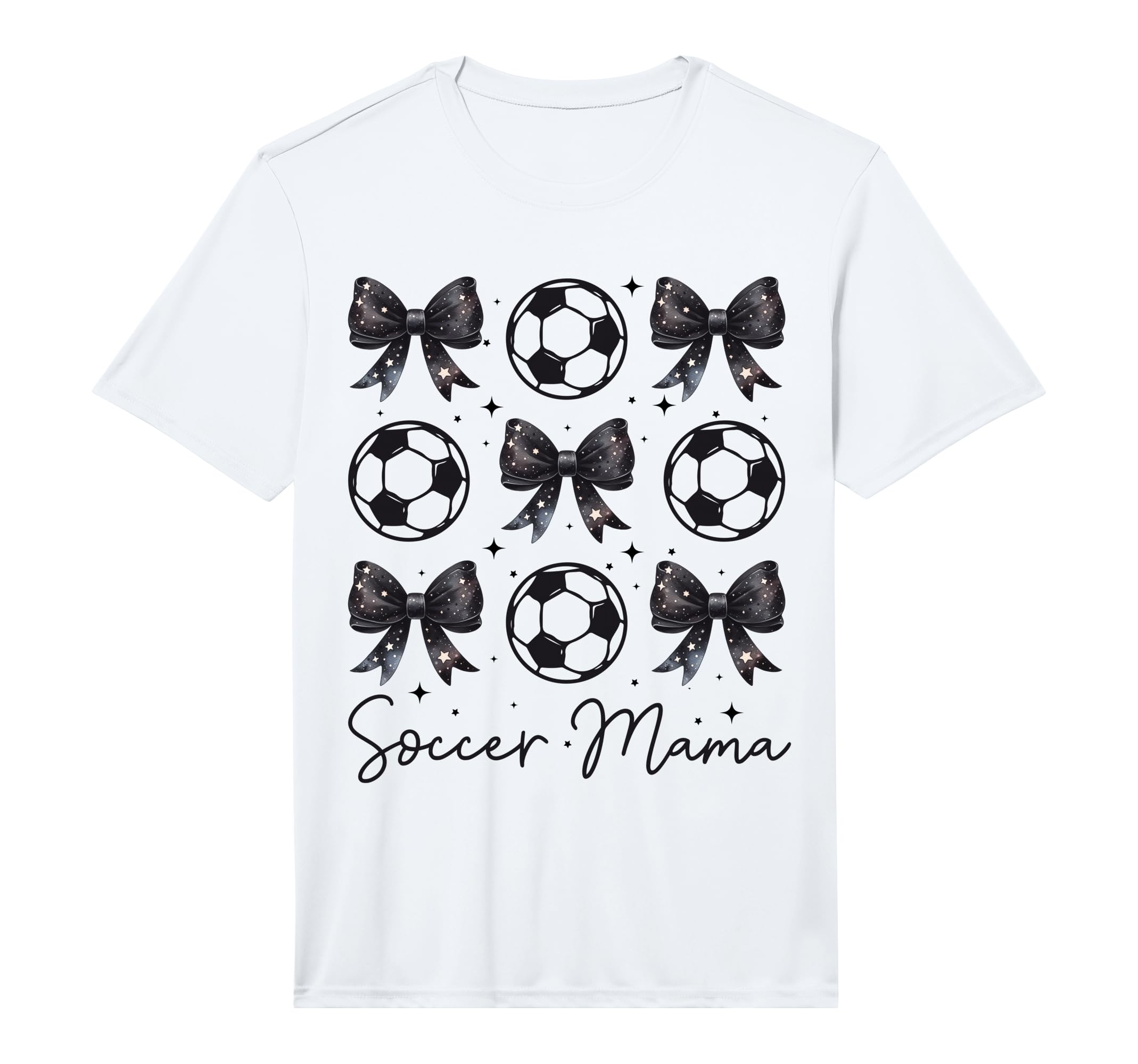 Soccer Mama Coquette Bow Soccer Mom T-Shirt - Novelty Apparel for Adults - T-Shirt, Sweatshirt, Hoodie