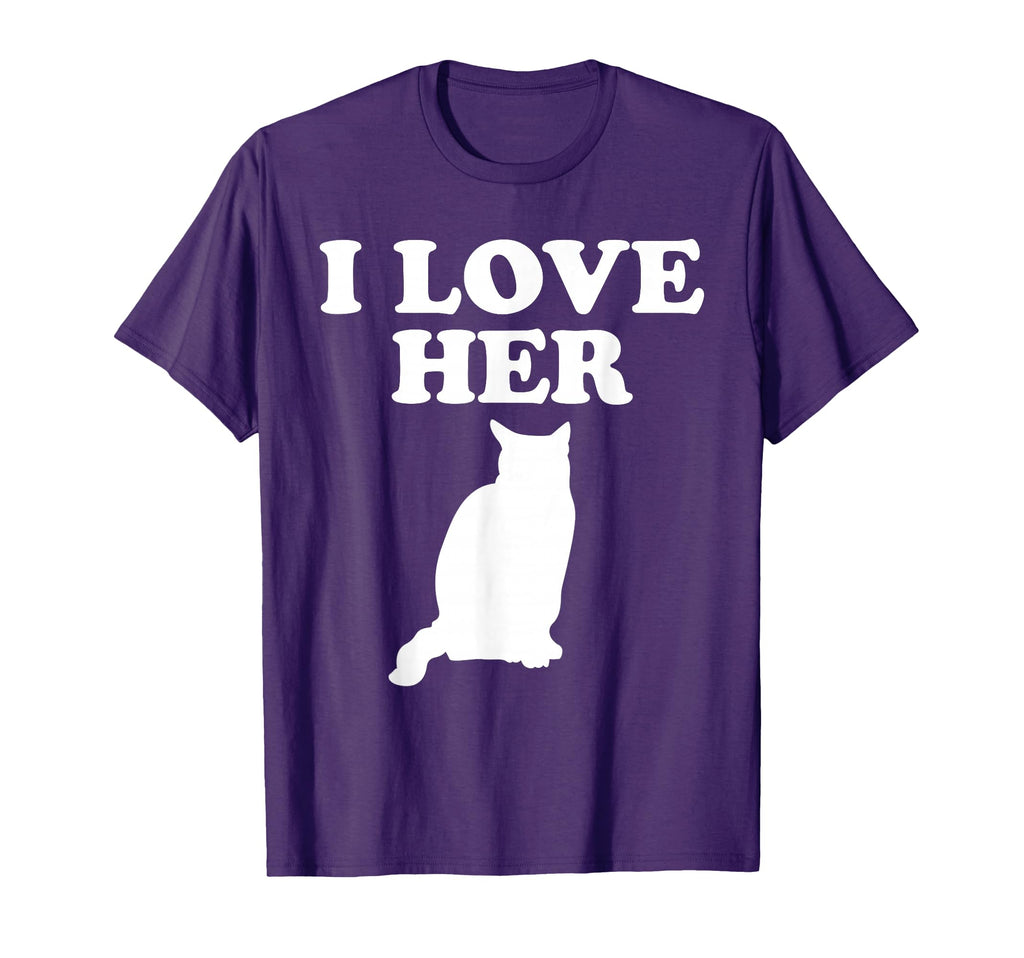 I Love Her Kitty Cat I Like His Rooster T-Shirt - Unique Graphic Unisex - T-Shirt, Sweatshirt, Hoodie