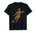 Soccer Player Typography Word Art T-Shirt - Graphic Print Men Women - T-Shirt, Sweatshirt, Hoodie
