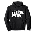 Fathersday Mens Fun Papa Bear Outdoor Hoodie - Streetwear Style Unisex - T-Shirt, Sweatshirt, Hoodie