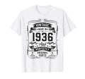 1936 90Yr 90Th Birthday Gifts 90 T-Shirt - Streetwear Style for Adults - T-Shirt, Sweatshirt, Hoodie