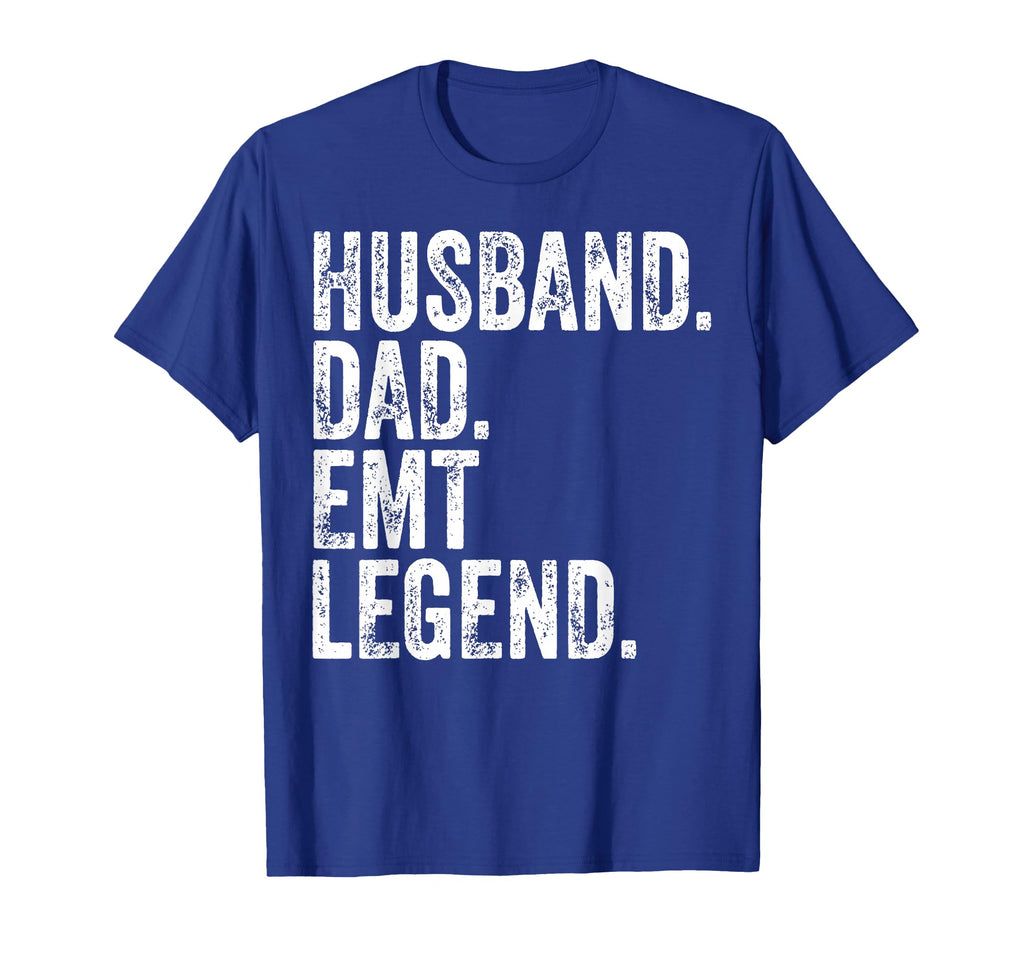 Mens Husband Dad Emt Legend T-Shirt - Casual Everyday Wear for Adults - T-Shirt, Sweatshirt, Hoodie