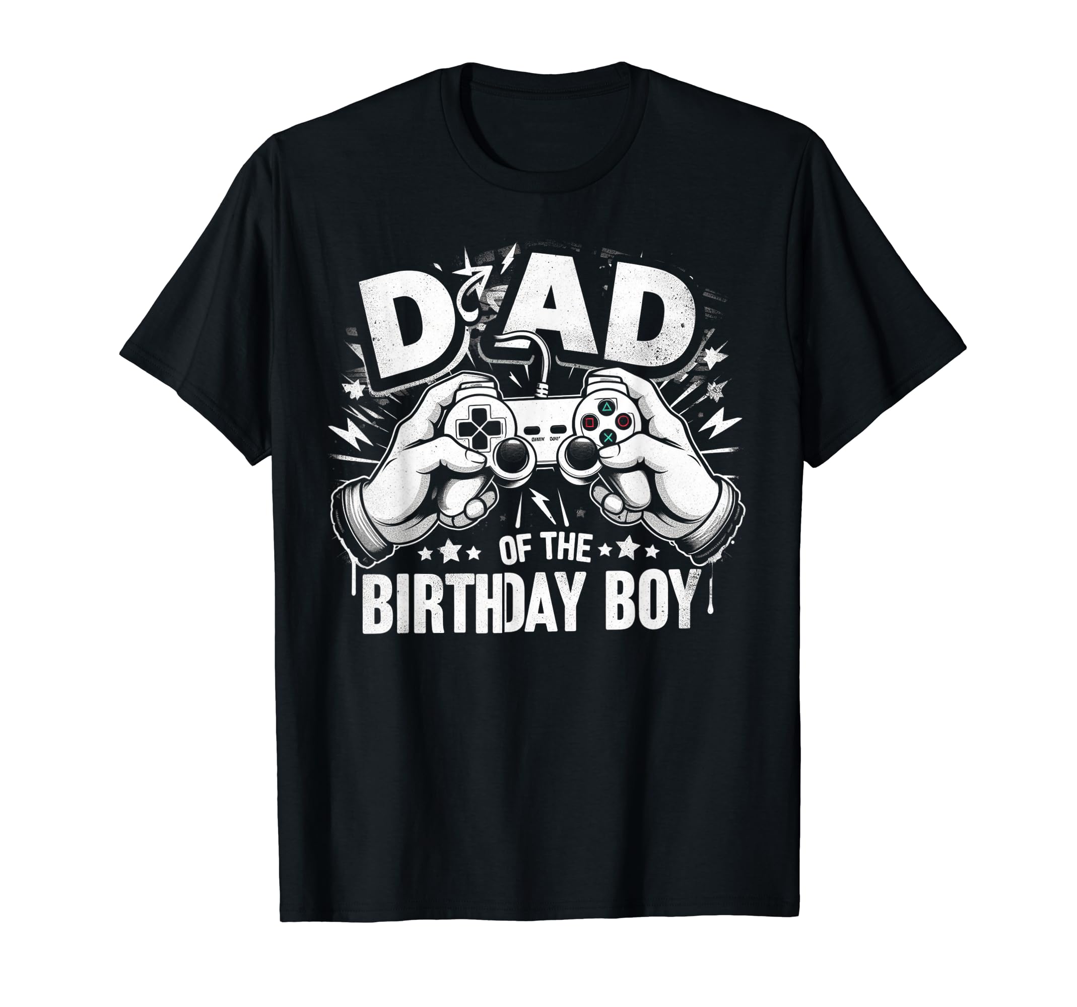 Dad Birthday Matching Video Gamer T-Shirt - Graphic Print Men Women - T-Shirt, Sweatshirt, Hoodie