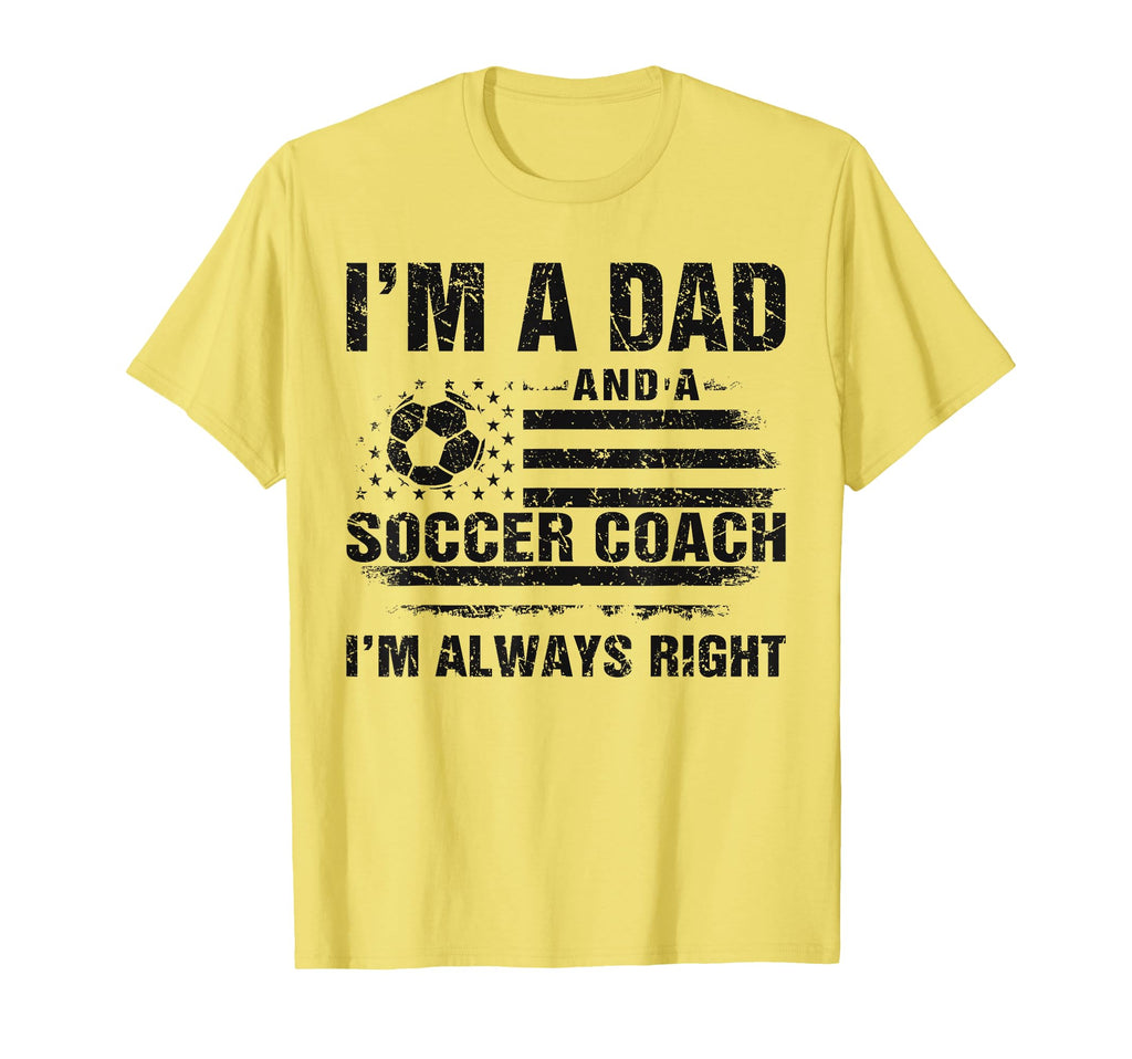 Dad Soccer Coach Funny Fathers Day T-Shirt - Aesthetic Graphic Men Women - T-Shirt, Sweatshirt, Hoodie