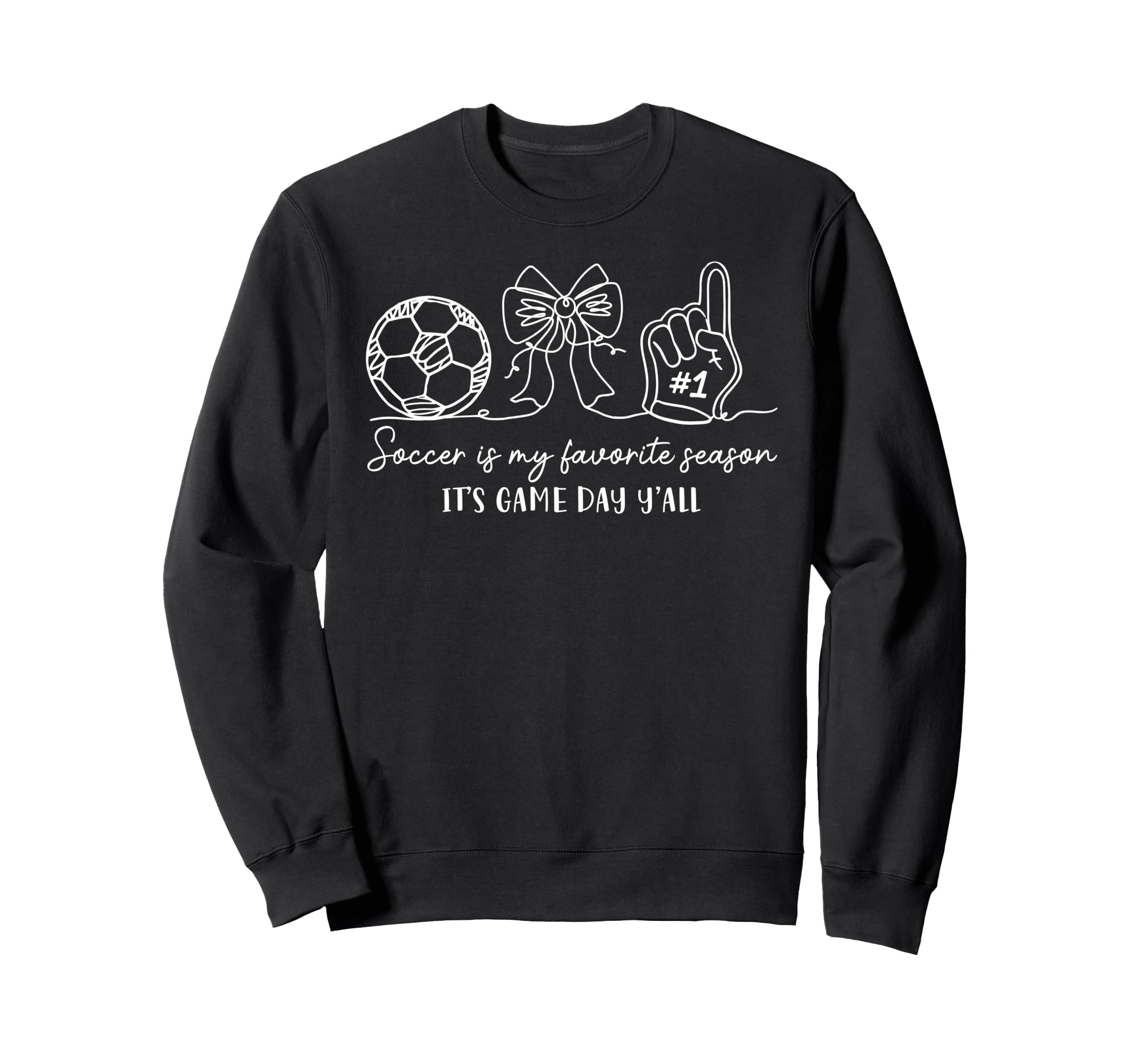 Soccer Lover Soccer Is My Favorite Sweatshirt - Trendy Graphic Men Women - T-Shirt, Sweatshirt, Hoodie