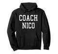 Coach Nico Custom Football Soccer Hoodie - Aesthetic Graphic Men Women - T-Shirt, Sweatshirt, Hoodie