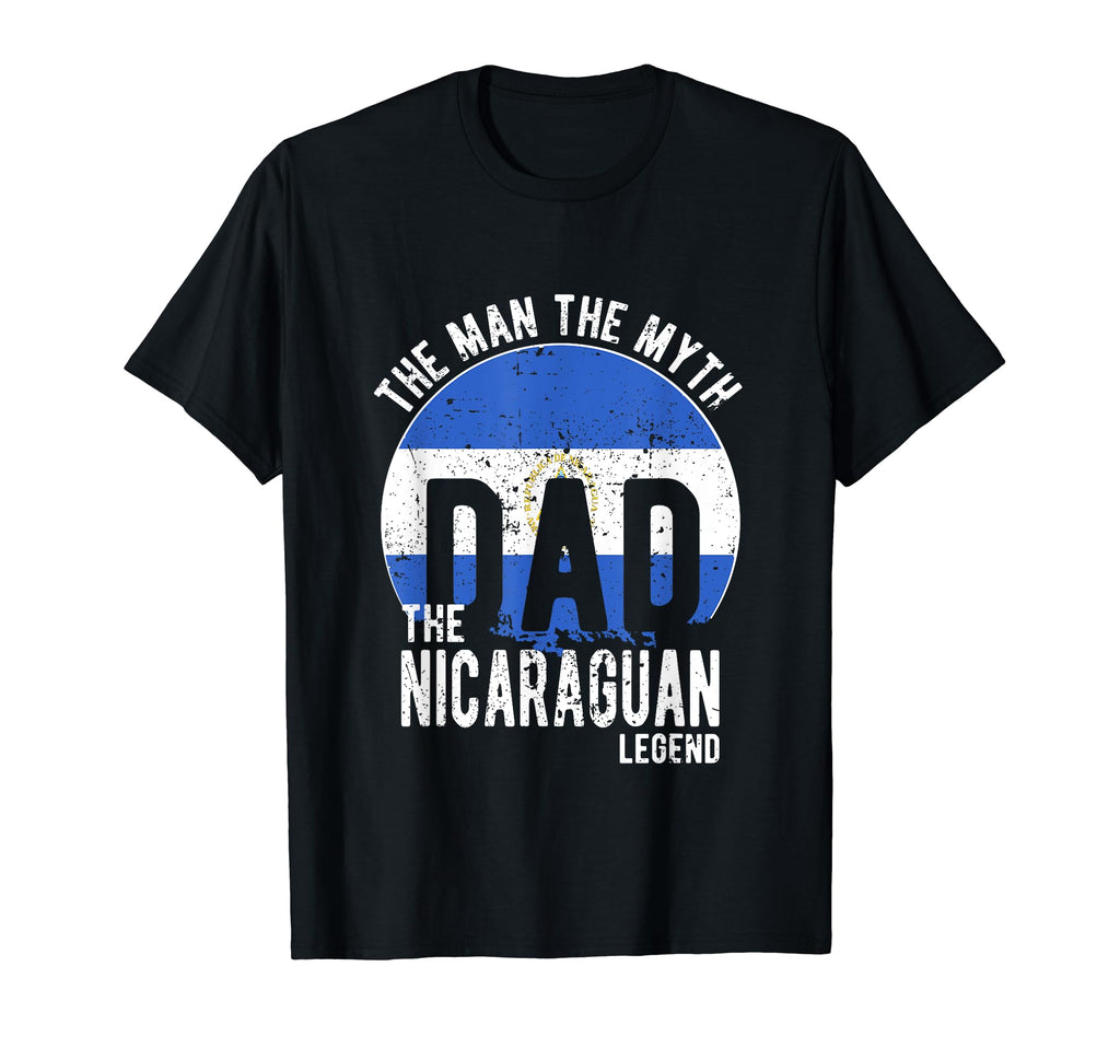 Myth Nicaraguan Legend Dad Nicaraguan T-Shirt - Graphic Print Unisex - T-Shirt, Sweatshirt, Hoodie