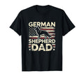 German Shepherd Dad American Flag T-Shirt - Unique Graphic for Adults - T-Shirt, Sweatshirt, Hoodie