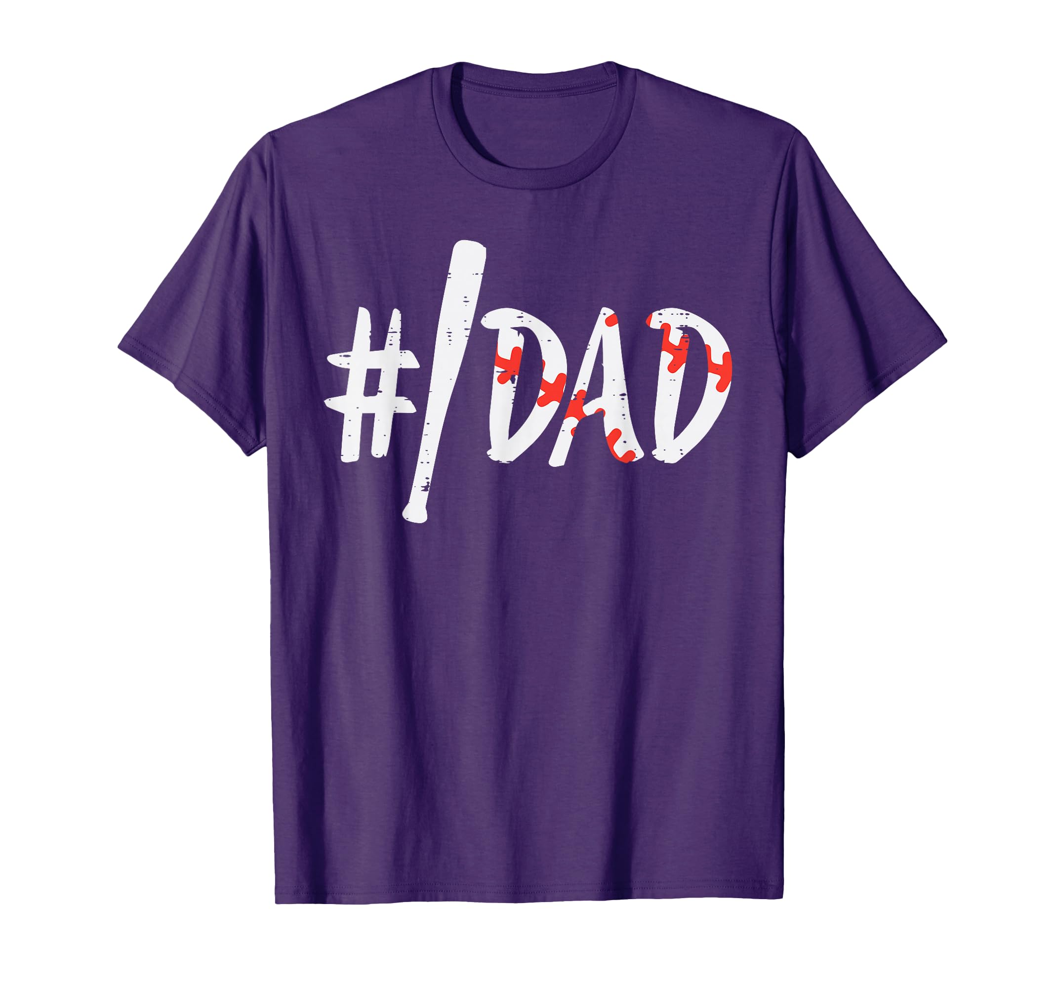 Hashtag Baseball Bat Dad Fathers Day T-Shirt - Aesthetic Graphic Men Women - T-Shirt, Sweatshirt, Hoodie