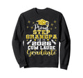 Proud Step Grandpa 2026 Cum Laude Sweatshirt - Unique Graphic Unisex - T-Shirt, Sweatshirt, Hoodie