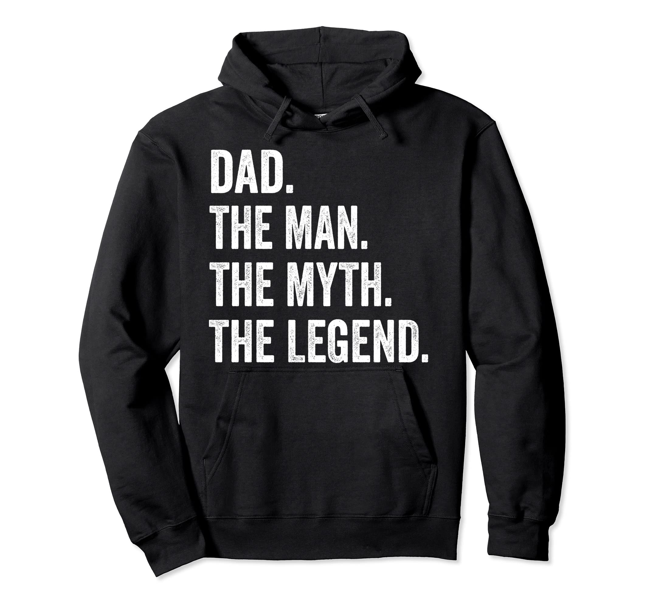 Dad Myth Legend Fathers Day Gift Hoodie - Minimalist Print Unisex - T-Shirt, Sweatshirt, Hoodie