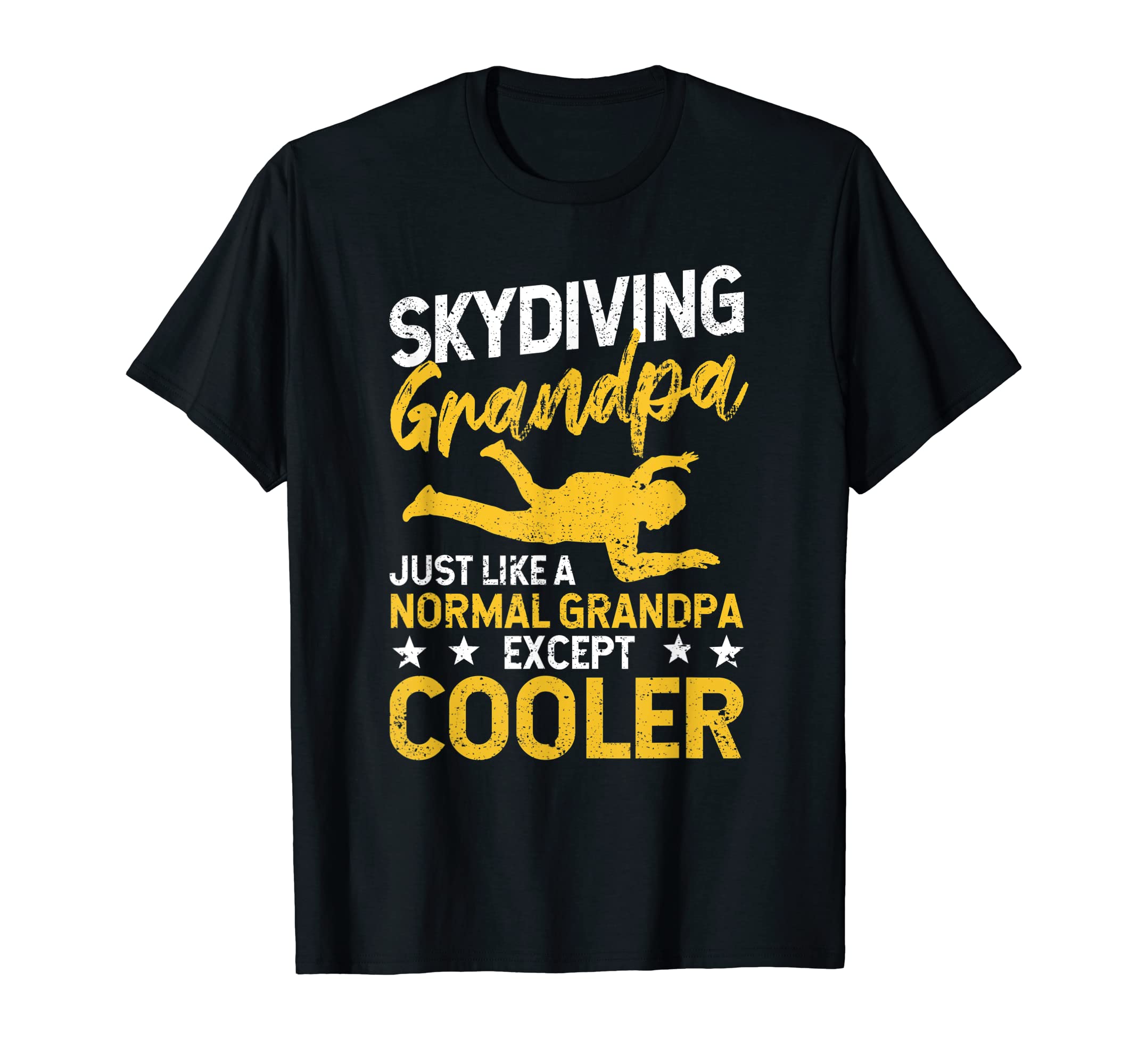 Mens Skydiving Grandpa Parachuter T-Shirt - Aesthetic Graphic Unisex - T-Shirt, Sweatshirt, Hoodie