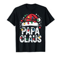 Papa Claus Dad Santa Hat Festive T-Shirt - Fun Novelty Design Men Women - T-Shirt, Sweatshirt, Hoodie