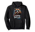 Papa Bear Husband Father Family Fathers Day Hoodie - Graphic Print Unisex - T-Shirt, Sweatshirt, Hoodie