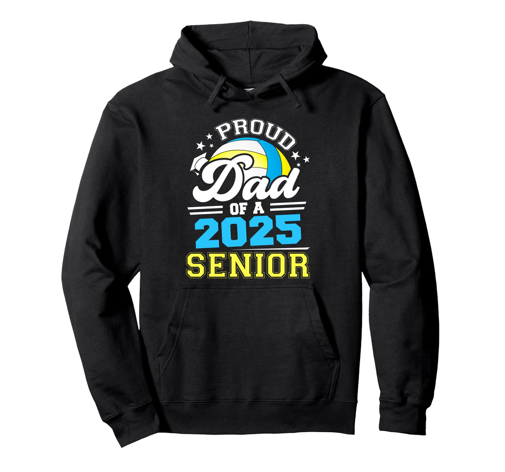 Proud Dad 2025 Senior Graduate Grad 2025 Hoodie - Minimalist Print Unisex - T-Shirt, Sweatshirt, Hoodie