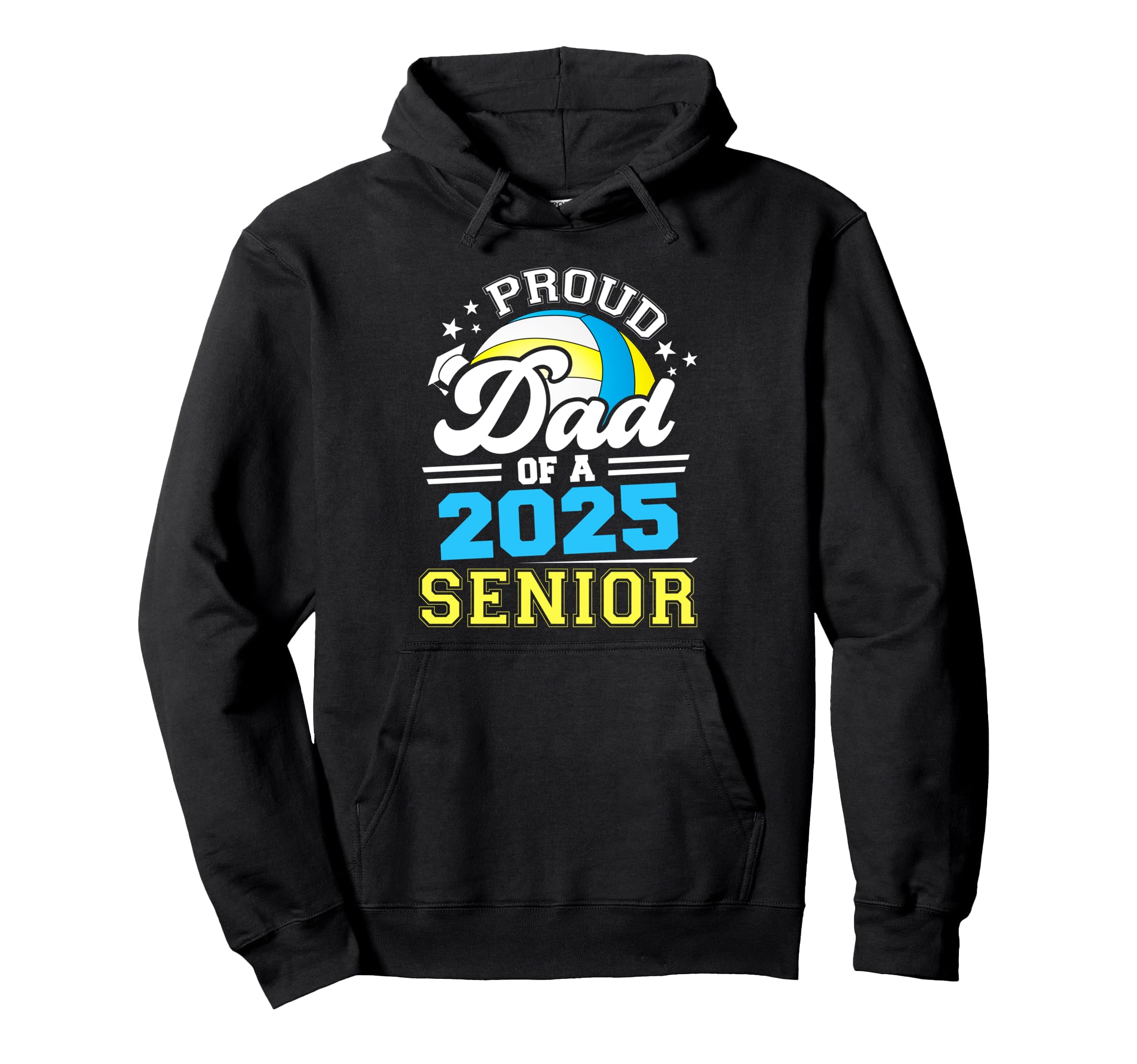 Proud Dad 2025 Senior Graduate Grad 2025 Hoodie - Minimalist Print Unisex - T-Shirt, Sweatshirt, Hoodie