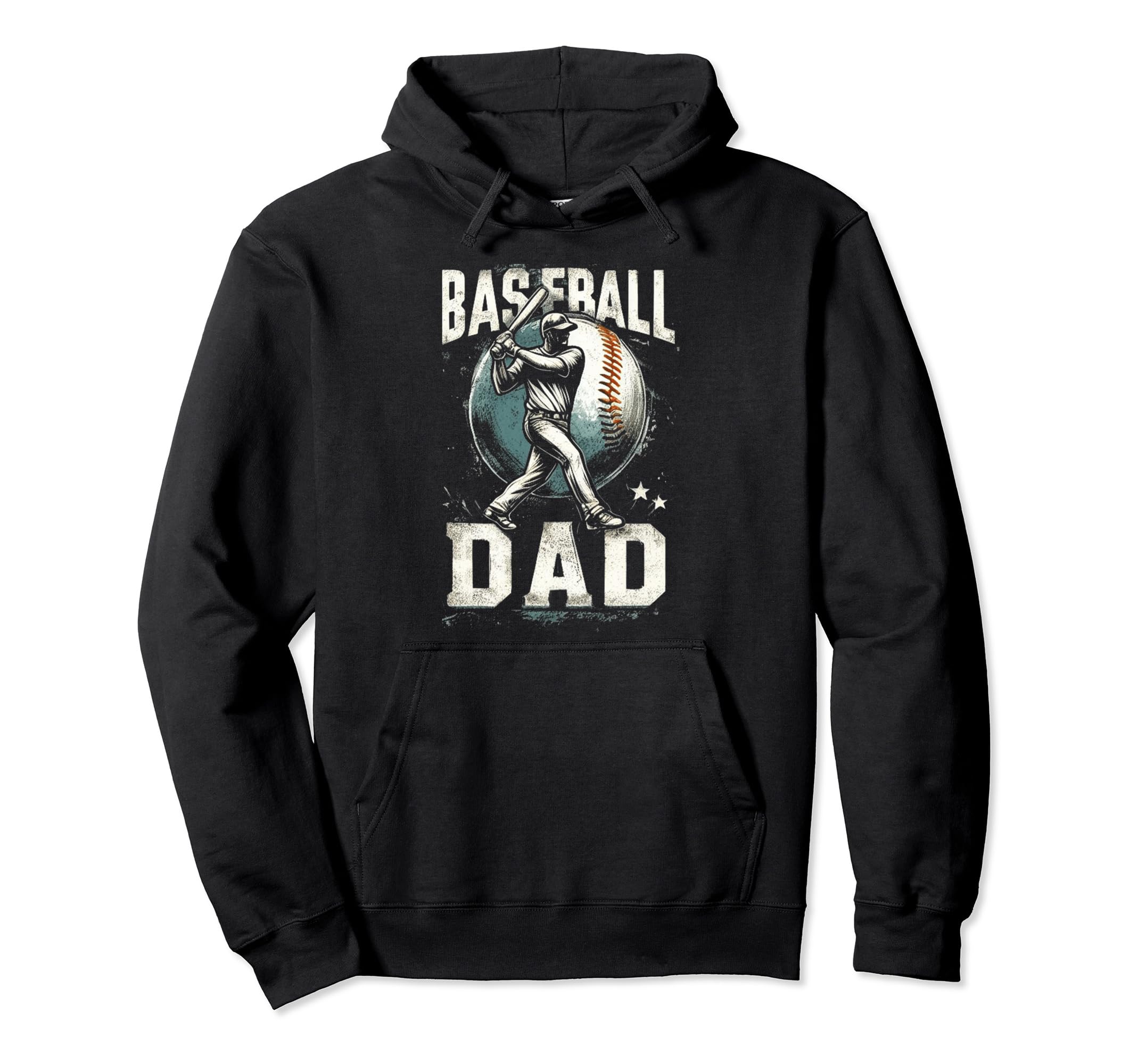 Baseball Dad Fathers Day Hoodie - Graphic Print Unisex - T-Shirt, Sweatshirt, Hoodie