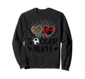 Soccer Aunt Buffalo Plaid Mothers Sweatshirt - Minimalist Print Men Women - T-Shirt, Sweatshirt, Hoodie