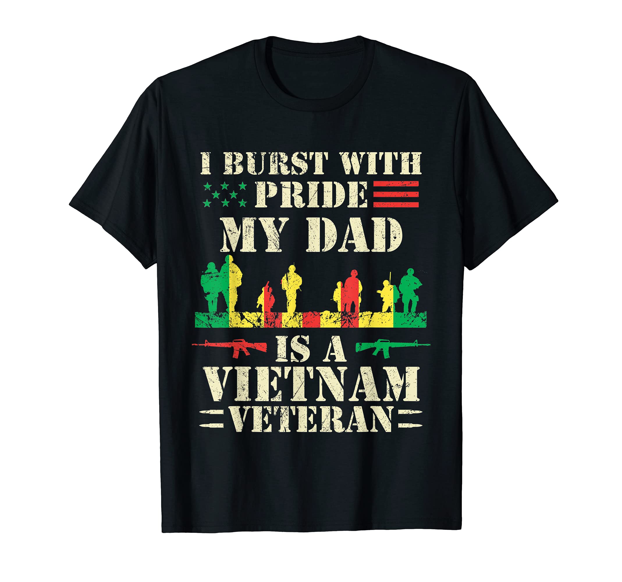 Proud Son Vietnam Veteran Dad T-Shirt - Graphic Print Men Women - T-Shirt, Sweatshirt, Hoodie